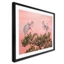 Póster Zhao - Pareja de pájaros al atardecer