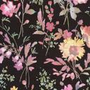 COSMOPOLITAN blomstertapet akvarel sort farverig - Ikke-vævet tapet blomstret moderne