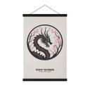 Póster de tela Signo del zodiaco chino - Año del Dragón - Paperago