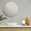 Papel pintado de tejido-no-tejido en blanco a cuadros, estampado de rombos gráfico geométrico