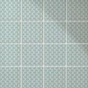 Azulejos Adhesivos Boho - espiga simple - azul-verde crema - lote de 12