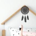 MDF - Decoración en madera - Atrapasueños corazón (4 piezas)