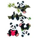 Sticker Mural XXL - Petits Pandas