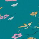 blomstertapet med fugle - tapet påfugl turkis gul - blomstertapet designer