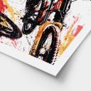 Plakat Dynamisk mountainbiker - Jaszke
