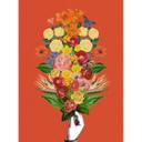 Fototapet - Feldmann - Botanical Red