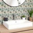 Azulejos Adhesivos Espiga Verde Acuarela - Treechild - Lote de 12