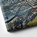 Lienzo Zamart - Kandinsky se encuentra con Hamburgo en el puerto