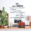 Wallsticker -  Life is like a camera...