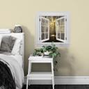 3D Wallsticker vindue firkantet - Cuadrado - Lys