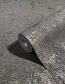 Tekstureret non-woven tapet brun, guld 