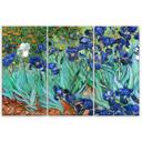 3 stykke lærredstryk, Vincent Van Gogh iris