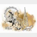 Fotomural Viena - Love your City