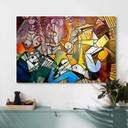 Tableau sur verre Zamart - Hommage à Picasso - Les femmes