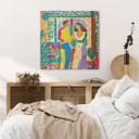 Glasbillede - Elskende - Inspireret af Matisse - Zamart