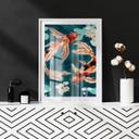 Póster Dos koi en un estanque - SpaceFrog Designs