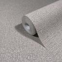 Papel pintado tejido-no tejido con textura gris yeso aspecto liso
