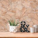 Sten tapet creme beige - sten effekt tapet - non-woven tapet soveværelse gang