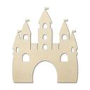 Decoración en madera de álamo - Castillo de princesa
