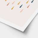 Plakat Munter regn i pastelfarver - Lisboa