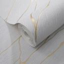 Grafisk tapet Opus hvid