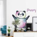 Muursticker Hagenmeyer - Happy Panda