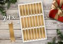 Adventskalender - Stribesæt
