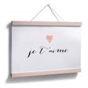 Póster Confetti & Cream - Je t'aime
