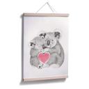 Póster Graves - Al koala le encantan los abrazos