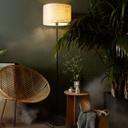 Stehleuchte Michael, beige, 161,5 x 38 cm, Holz Stehlampe, dimmbar