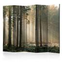 Paravent, Raumteiler freistehend, Trennwand - Foggy November morning II, 5-teilig - einseitig bedruckt - 225x172 cm