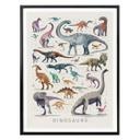Plakat - Braun - Dinosaurs