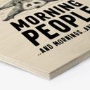 Sekskantet træ I hate morning people - Magnusson