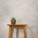 Papel pintado abanico blanco gris claro - Papel pintado no tejido moderno brillo