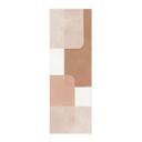 Póster de tela Abstracción boho en beige-marrón - Costa - Panorama