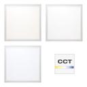 Deckenleuchte Klaas, weiß, 5 x 60 cm, Metall LED Panel, dimmbar