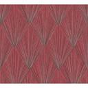 Livingwalls Fleecetapet, Metropolitan Stories Art Deco Ava New York, Metallic, Rød, Sort