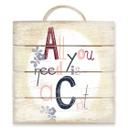 Cuadro de madera Loske - All you need is a Cat - 40x41,5 cm