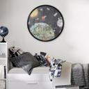 Poster zonnestelsel met planeten en aarde - Ms Tiff - Rond