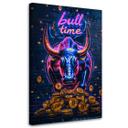Canvasbillede, AI-tyr bitcoin