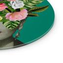 Glasbillede - Frida Floral - Frida Floral Studio - Rund