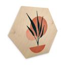 Hexagone - Bois Plante abstraite - Kubistika - Copenhague