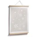 Póster de Navidad - Copos de nieve - Orara Studio