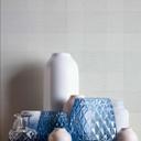 Bæredygtigt plaid tapet - landhus tapet non-woven plaid af A.S. Création Grey 386644