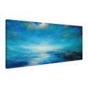 Tableau sur toile L'infini en bleu - Schmucker - Panorama