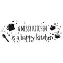 Wallsticker - A messy kitchen