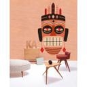 Fotomural Paredes de Patel 3 Overseas 1 naranja, marrón, beige, negro