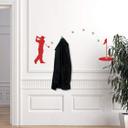 Golfspiller (incl. 6 kroge) wallsticker