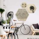 Hexagon hout - Typografie Berlin