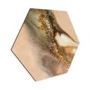 Hexagon Dibond Jordens farver: Flydende komposition - Meikle